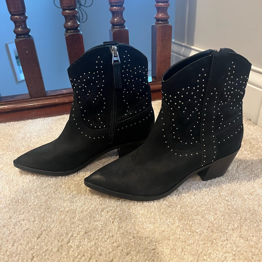 DV by Dolce Vita Black Studded Booties